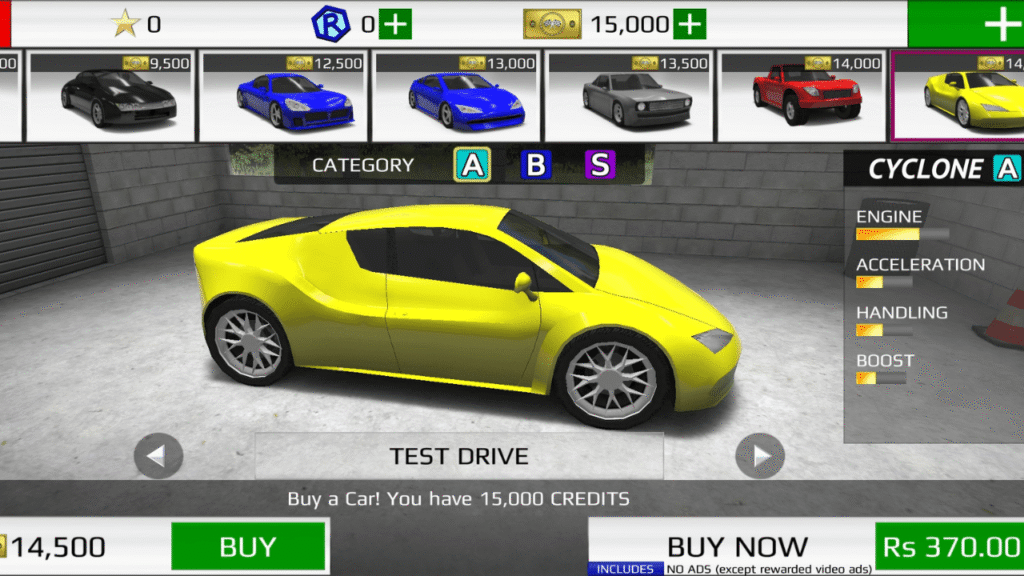 Rally Fury MOD APK car customization on PC